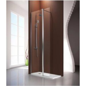 Mampara Cristal Fijo + Abatible ANTICAL BENIRRAS ancho 130cm