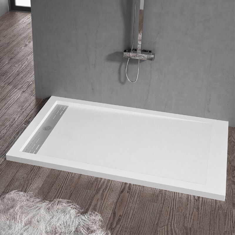Stano - Plato de ducha resina ELITE BLANCO 80x160cm