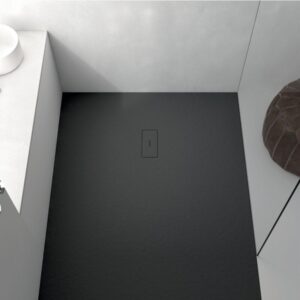 Plato de ducha resina FUSION NEGRO 70x160cm