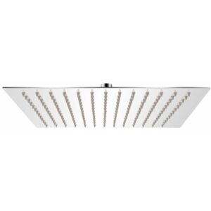 Cabezal de Ducha Efecto Lluvia Acero Inoxidable Cuadrado 25x25 cm - Plateado - Vidaxl
