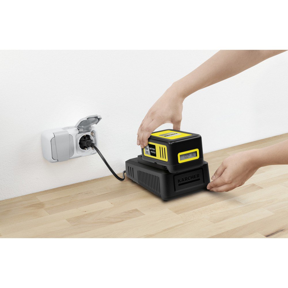 Karcher Cargador De Batería 18v 2445035 One Size Black / Yellow - Imagen 2