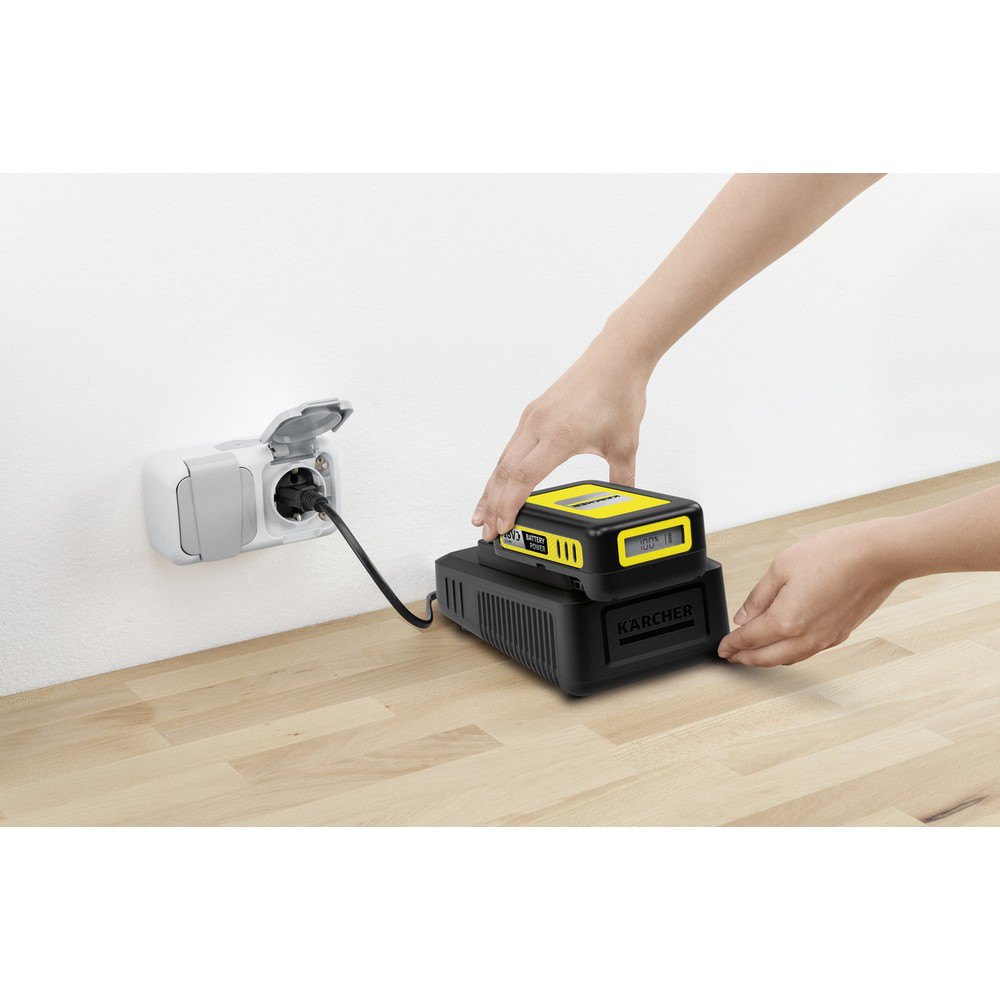 Karcher Cargador De Batería 18v 2445034 One Size Black / Yellow - Imagen 2