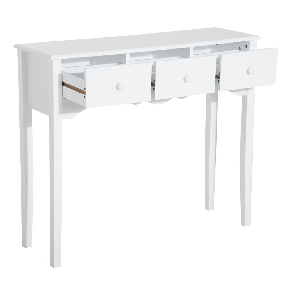 Homcom Mesa Recibidor Con 3 Cajones One Size - Imagen 6