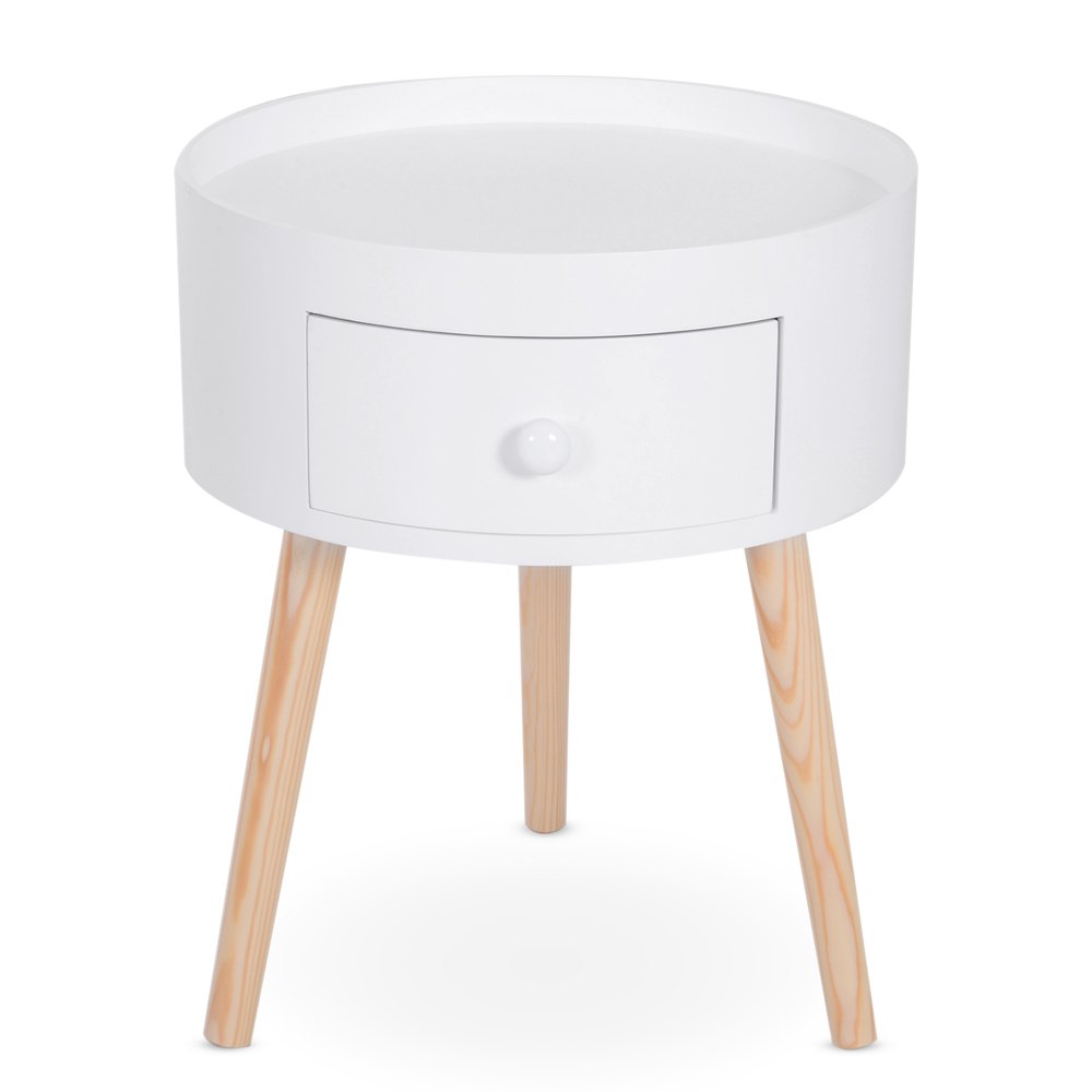 Homcom Mesita De Noche Con 1 Cajon One Size - Imagen 4