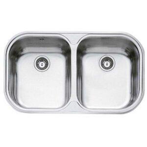 Teka Stylo-2c Rectangular Cuenco Doble One Size Stainless Steel