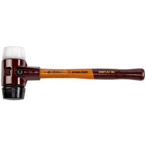 Halder Martillo Simplex Cara Suave 60 Caucho/plástico One Size Brown / Red