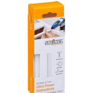 Steinel Barras De Pegamento Caliente Ultra Power 7 Mm 40 Unidades One Size Clear