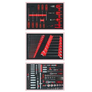 Ks Tools Juego De Insertos De Sistema Universal One Size Black / Red