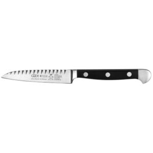 Gude Cuchillo Alpha Doble Afilado Pom 9 Cm One Size Black / Silver