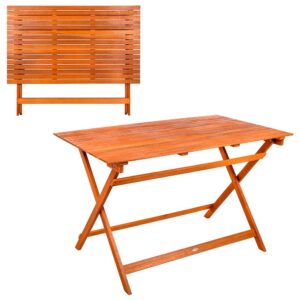 Aktive Mesa Rectangular Madera Acacia 120 X 70 X 74 Cm One Size Wooden