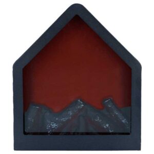 Aktive Chimenea Eléctrica Led Ambients Pentagonal 23 X 14.5 X 20 Cm One Size Black