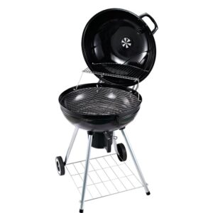 Outsunny Barbacoa De Carbón Con Termómetro One Size