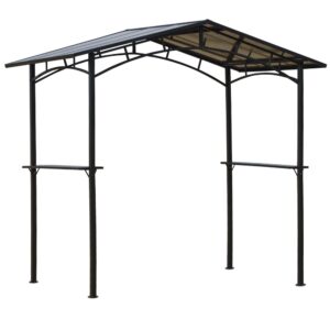 Outsunny Pérgola De Barbacoa 246x149x230 Cm One Size