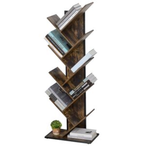 Homcom Librería En Forma De Árbol 50x28x142 Cm One Size