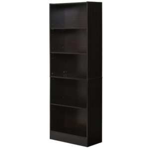 Homcom Librería Estantería De 5 Niveles Para Libros 63x29.5x176 Cm One Size