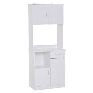 Homcom Armario Alacena Buffet Aparado 71x41x178cm One Size