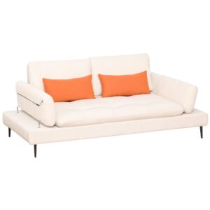 Homcom Sofá De 2 Plazas Convertible En Cama Individual 213x112x83 One Size