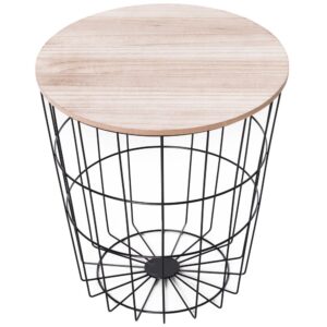 Homcom Mesa Auxiliar Redonda One Size