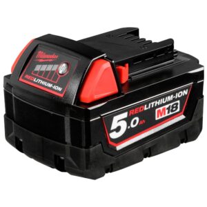 Milwaukee M18b5 18v/5.0 Ah Li-ion One Size Black