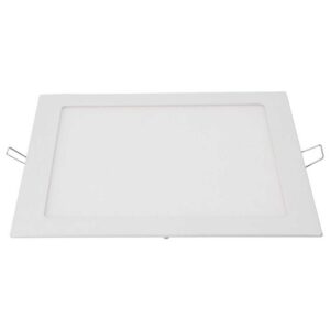 Edm Downlight Led Cuadrado 20w 1500 Lumens 4000k 22x22 Cm One Size White