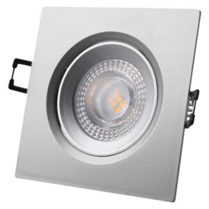 Edm Downlight Led Empotrable 5w 380 Lumens 4000k One Size Chrome