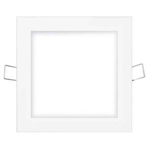Edm Mini Downlight Led Cuadrado 6w 320 Lumens 4000k One Size White
