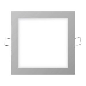 Edm Mini Downlight Led Cuadrado 6w 320 Lumens 6400k One Size Chrome