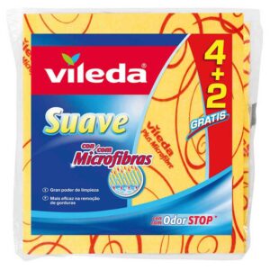 Vileda Bayeta Microfibra 142010 Microfiber One Size Yellow