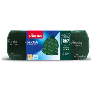 Vileda Bolsas Basura Reforzada 152370 10 Unidades 150l One Size Green