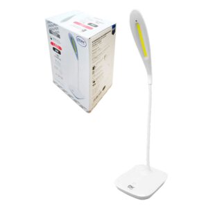Edm Flexo Recargable Led 3w 140 Lumens 6400k One Size White