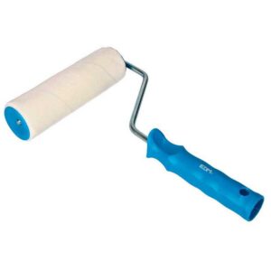 Edm Rodillo Lana 180 Mm One Size White / Blue