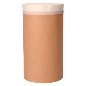 Geko Papel Con Cinta Adhesiva 100 Mm X 20 M One Size Brown / White
