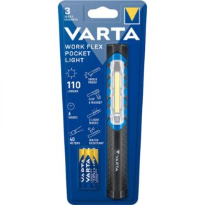 Varta Flex Pocket Con Baterías 3xaaa 110 Lumen Black / Blue