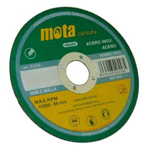 Mota Herramientas Disco De Corte Acero D1825 180x2.5x22.23 Mm One Size Green / Yellow