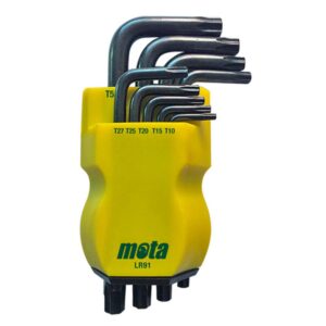 Mota Herramientas Juego Llaves Torx Tamper Lr91 One Size Yellow / Silver