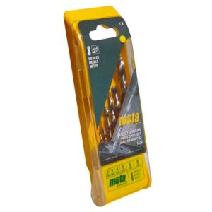 Mota Herramientas Brocas Para Metal Mj6 2-8 Mm 6 Unidades One Size Yellow / Silver