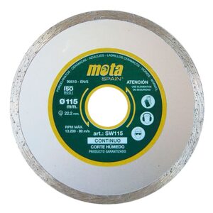 Mota Herramientas Disco De Diamante Continuo Sw230p 230x22.23 Mm One Size Silver / Green / Yellow