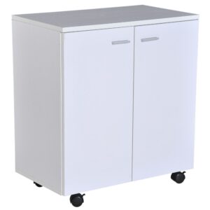 Homcom Mueble Multifuncional Con Ruedas Para Tv One Size