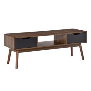 Homcom Tv Stand For Tv Up To 50' With 2 Drawers One Size