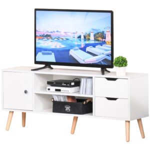 Homcom Tv Cabinet Up To 42' With Shelves And Drawers One Size