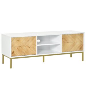 Homcom Tv Cabinet Up To 60' With Pop-up Closing Cabinets One Size