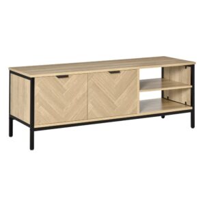 Homcom Tv Cabinet Up To 32' With 2 Compartments One Size