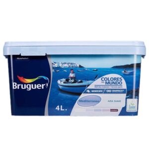 Bruguer Pintura Monocapa Colores Del Mundo Mediterraneo 5056896 4l One Size Light Blue