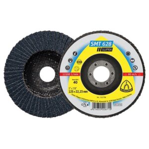 Klingspor Smt 628 Supra 125 Grano 60 Recto One Size Black