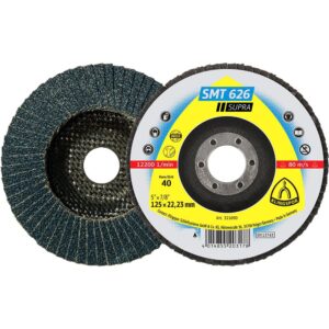 Klingspor Smt 626 Supra 125 Grano 40 Curvo 6 One Size Black