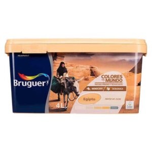 Bruguer Pintura Monocapa Colores Del Mundo Egipto 5246655 4l One Size Ocher
