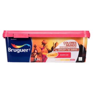 Bruguer Pintura Monocapa Colores Del Mundo India 2.5l One Size Magenta Saree