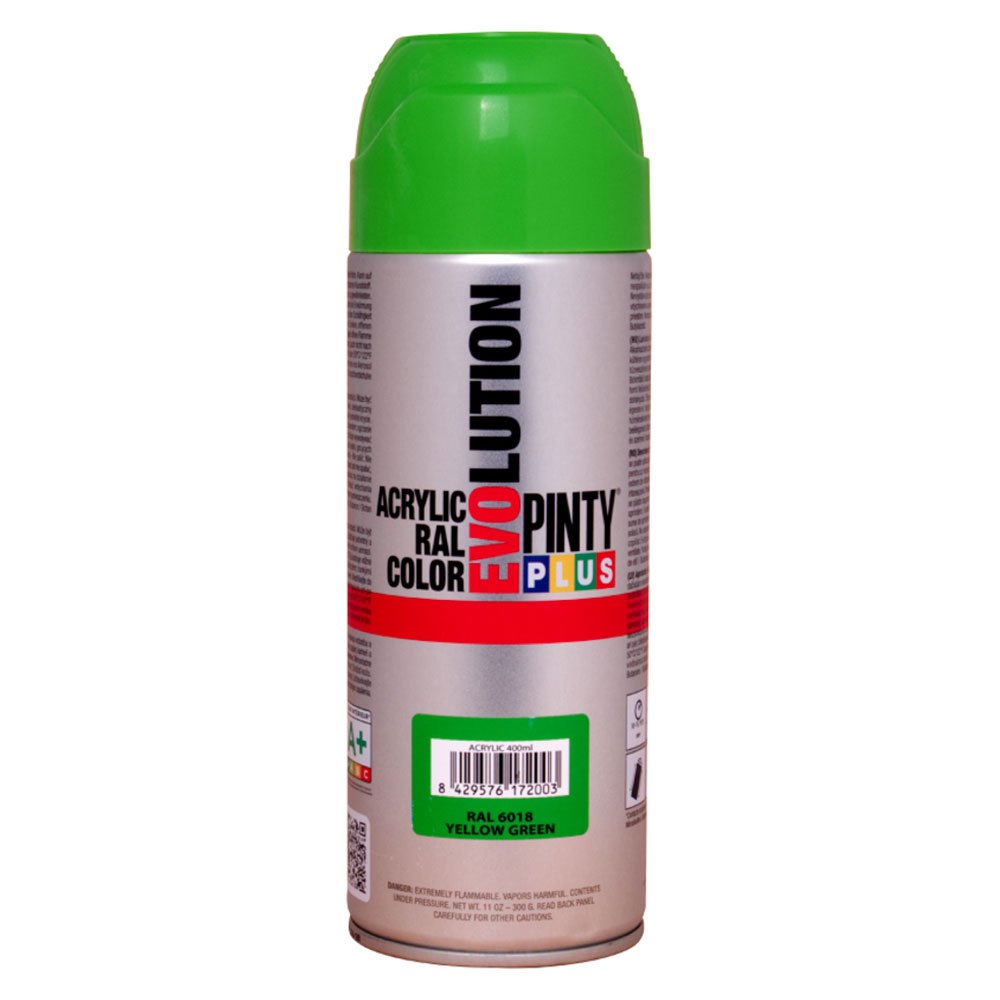 Pinty Plus Spray Pintura Ral 6018 400ml One Size Yellowish Green