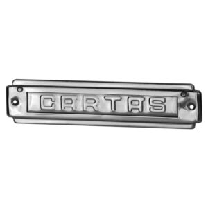 Edm Placa Buzón 22x25 Cm One Size Silver