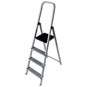 Edm Escalera Aluminio 4 Escalones One Size Silver / Black